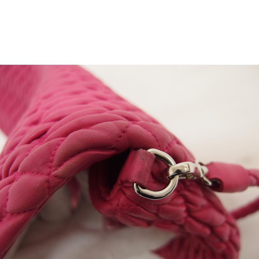 miu miu ミュウミュウ/マテラッセ/ナッパクリスタル/ビジュー3WAYバッグ/ピンク/RP0233//Bランク/04