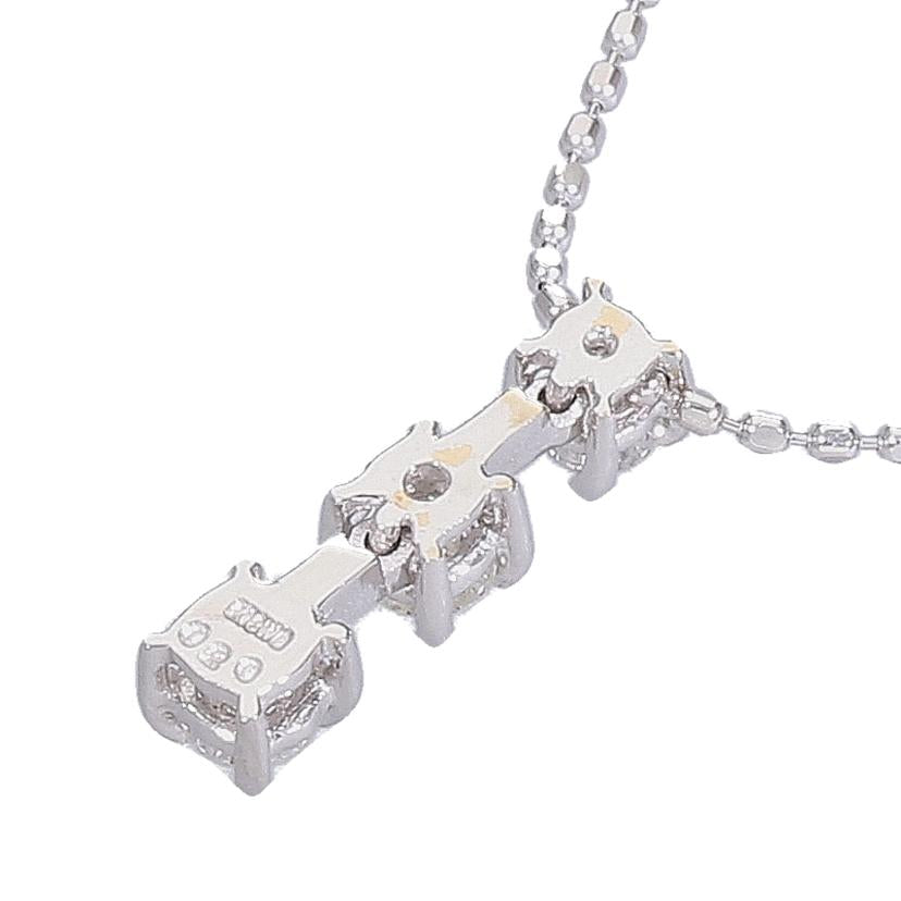 K18/K18WGダイヤネックレス0.20/2.0//0.20/ABランク/75