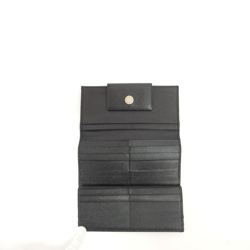 BVLGARI ブルガリ/ブルガリブルガリ/Wホック三つ折り長財布/ブラック//Bランク/04