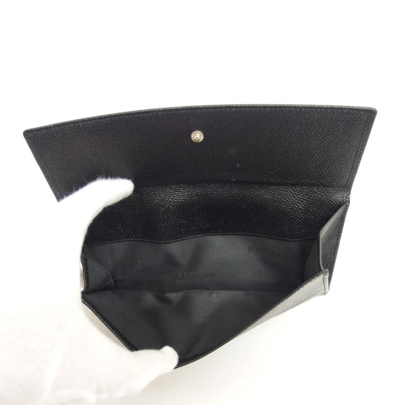BVLGARI ブルガリ/ブルガリブルガリ/Wホック三つ折り長財布/ブラック//Bランク/04