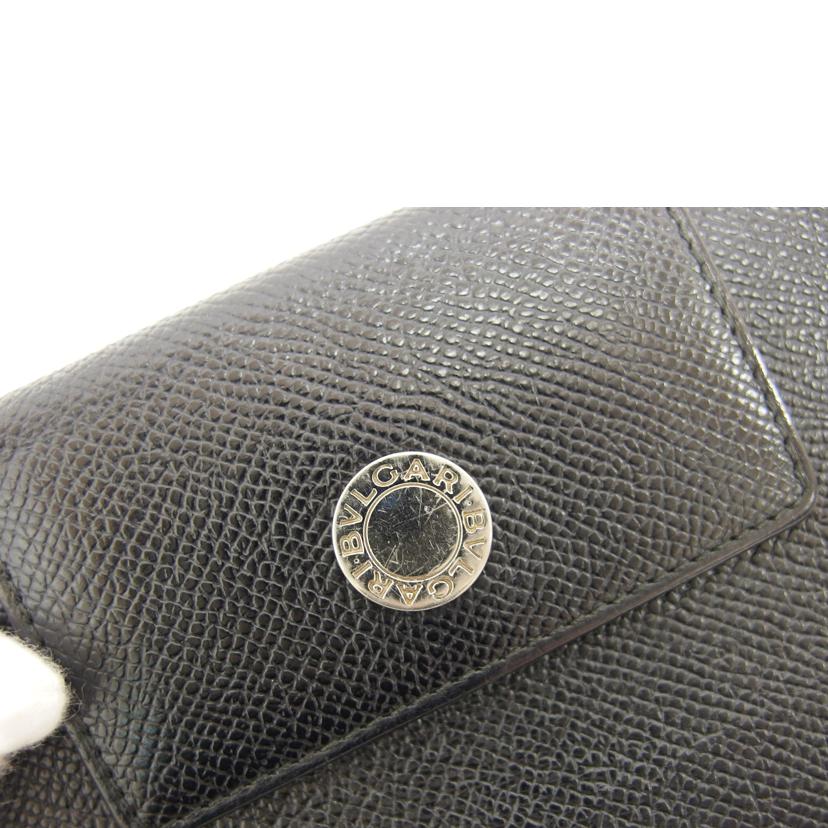 BVLGARI ブルガリ/ブルガリブルガリ/Wホック三つ折り長財布/ブラック//Bランク/04
