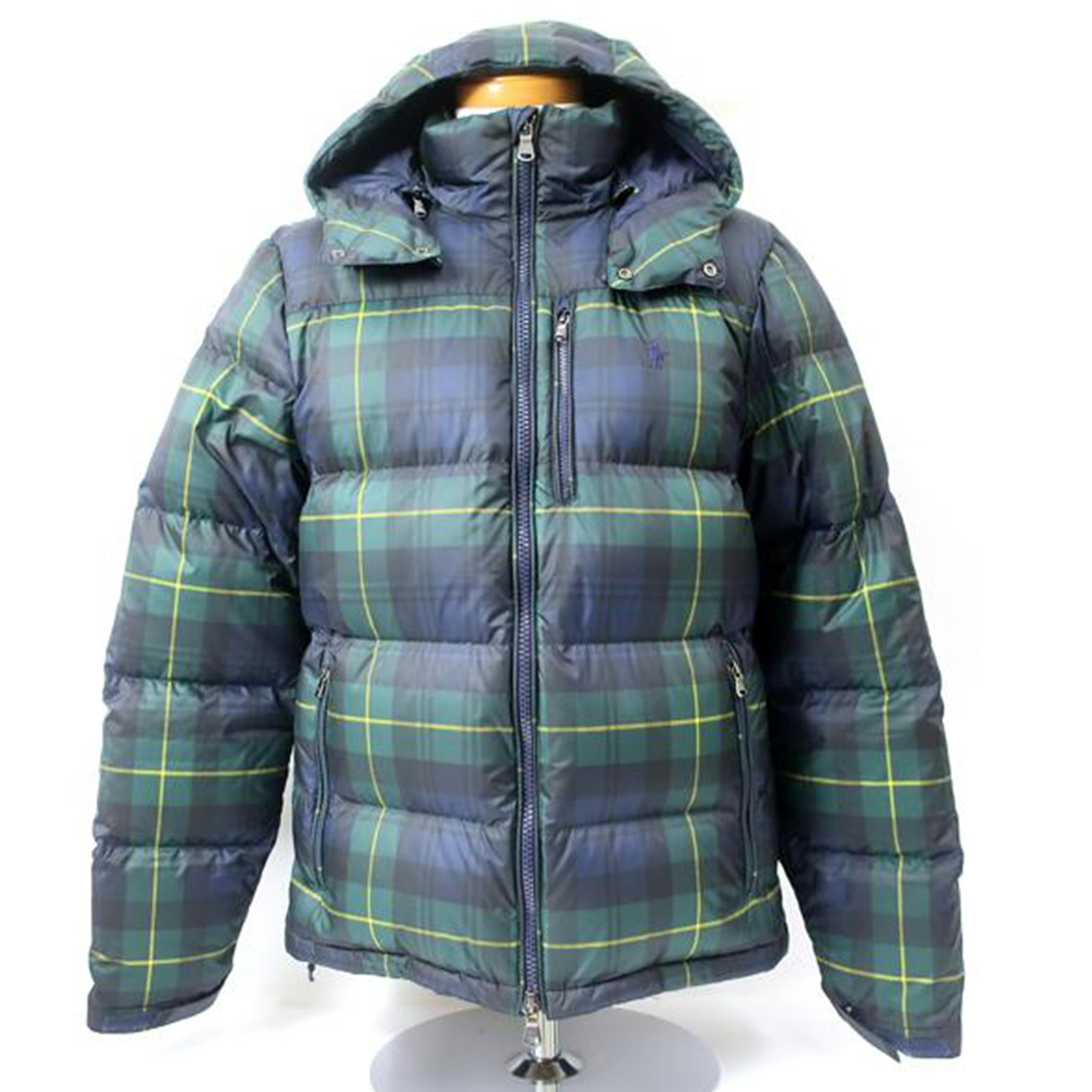 RALPH LAUREN ラルフローレン/ダウンジャケット サイズSP 約Mサイズ タータンチェック//Aランク/65