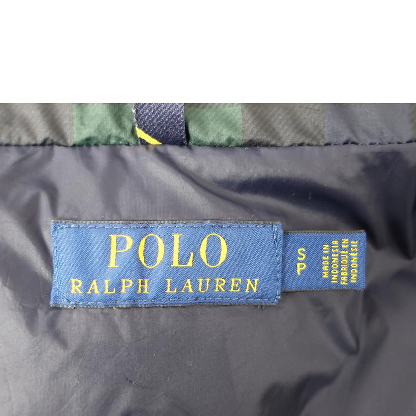 RALPH LAUREN ラルフローレン/ダウンジャケット サイズSP 約Mサイズ タータンチェック//Aランク/65