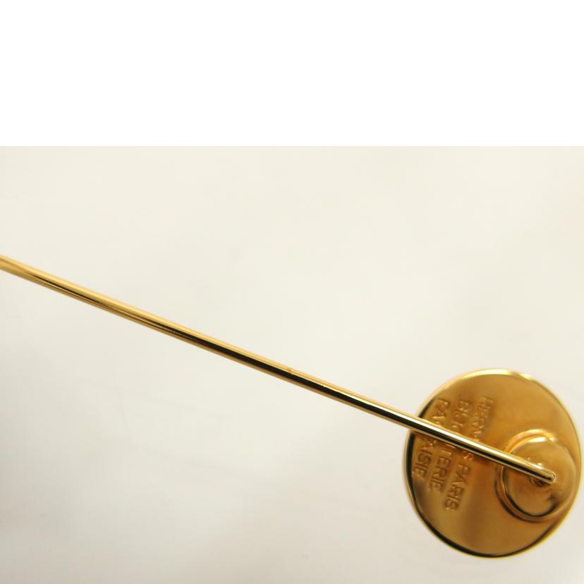 HERMS エルメス/セリエ/ゴールドピンブローチ//ABランク/04