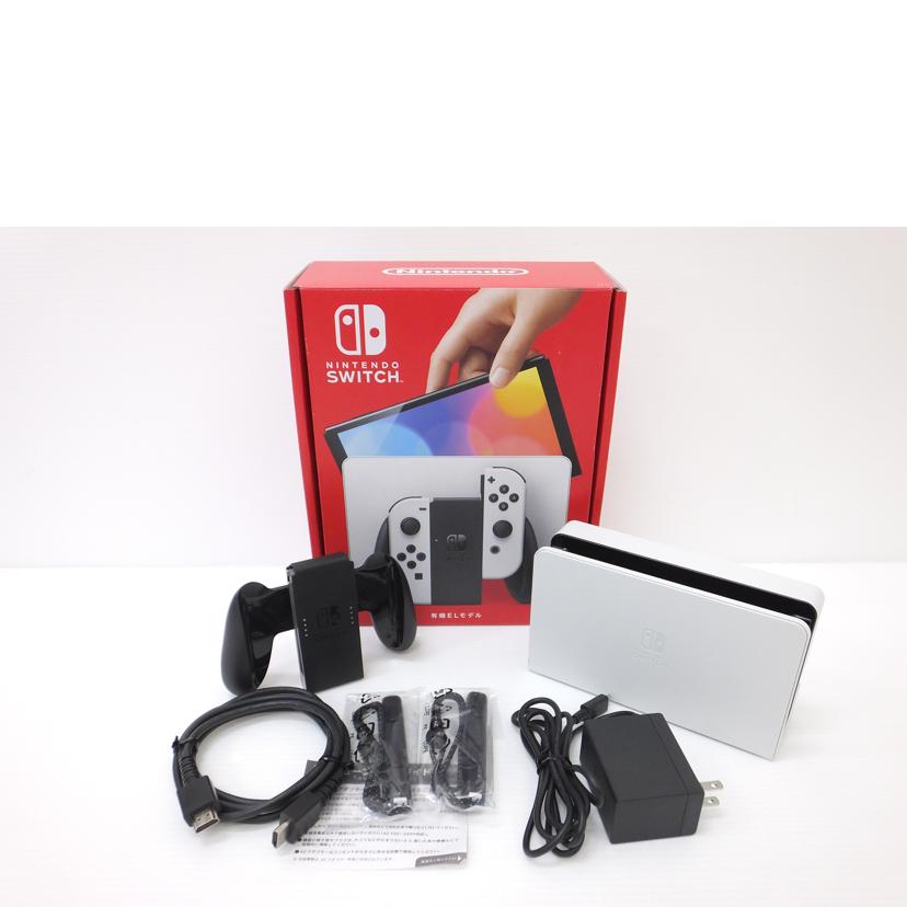 nintendo 任天堂/有機ELモデルスイッチ本体ホワイト/HEG-S-KAAAA//XTJ70430496445/Aランク/88