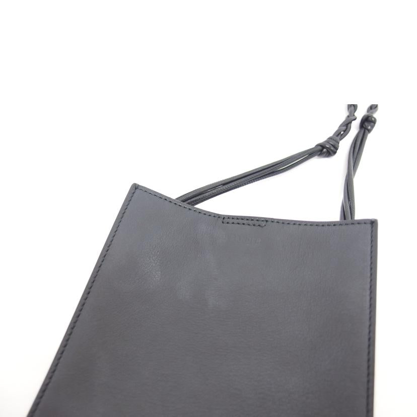 JIL SANDER ジルサンダー/斜め掛けポシェットショルダーバッグ/ブラック//Bランク/04