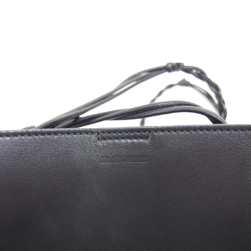 JIL SANDER ジルサンダー/斜め掛けポシェットショルダーバッグ/ブラック//Bランク/04