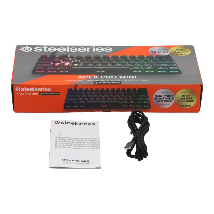 SteelSeries スティールシリーズ /ゲーミングキーボード/Apex Pro Mini JP/KB-00017//6482535529482305259/ABランク/05