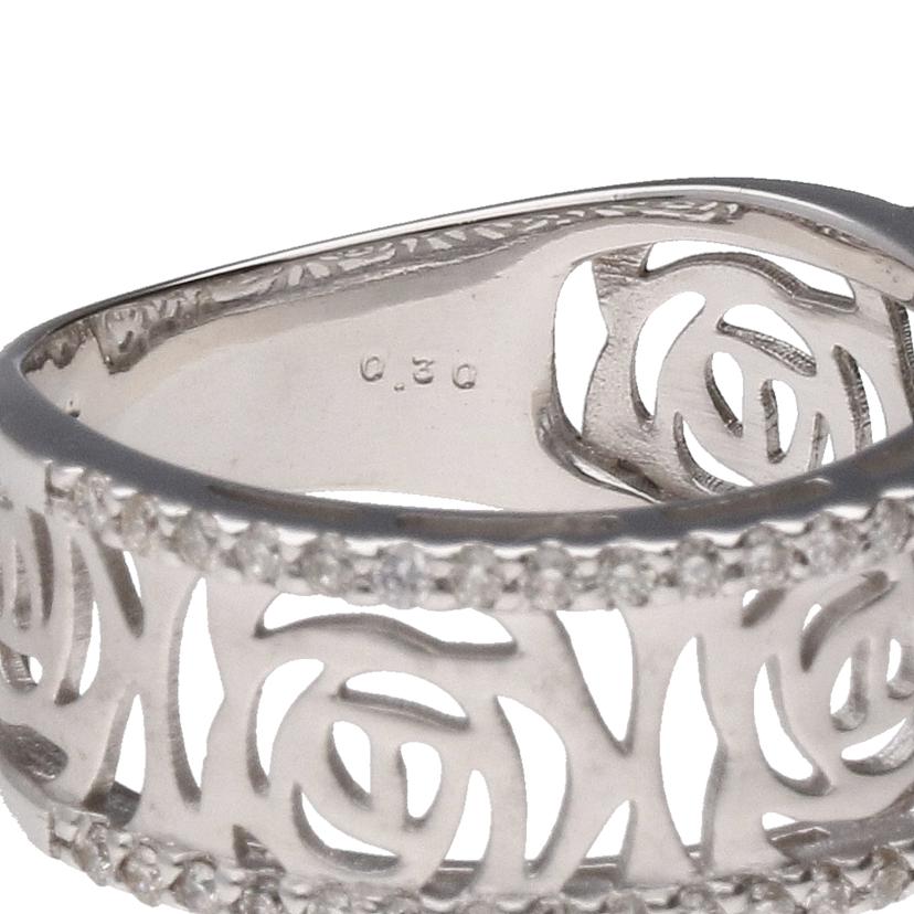 K18WGダイヤリング0.30ct//Aランク/64