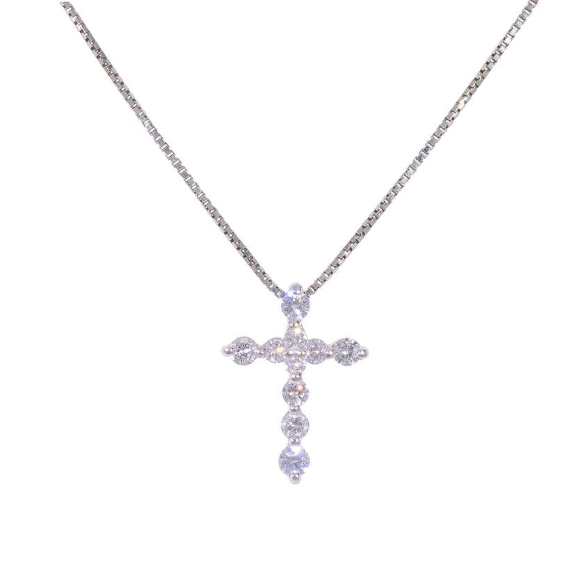 / PT900/850ダイヤネックレス0.50ct//Aランク/05