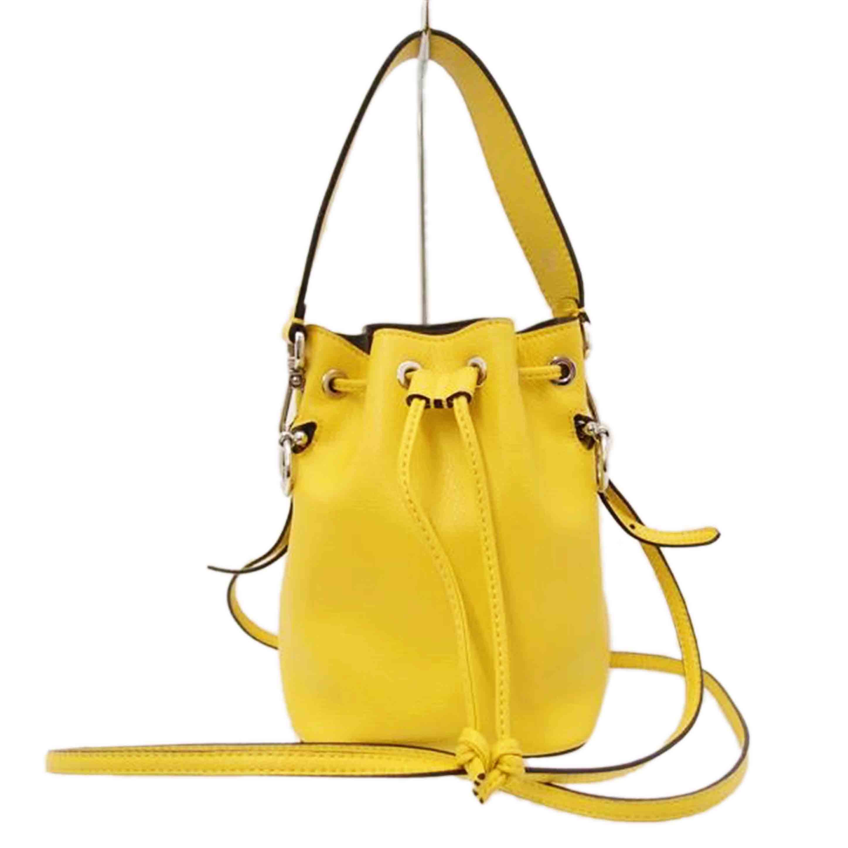 FENDI フェンディ/モントレゾールミニ2wayショルダー/イエロー/8BS010//061*****/Aランク/69