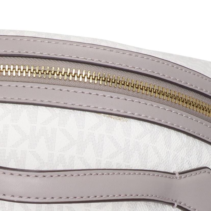MICHAEL KORS マイケルコース/レザーロゴ柄ミディアムバックパック 白/35F3G6HB6V//ABランク/42