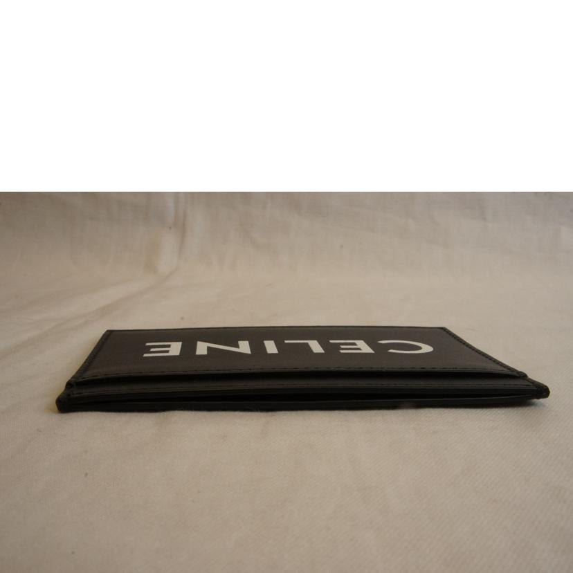 CELINE セリーヌ/ロゴレザーカードホルダー/パスケース//Aランク/92