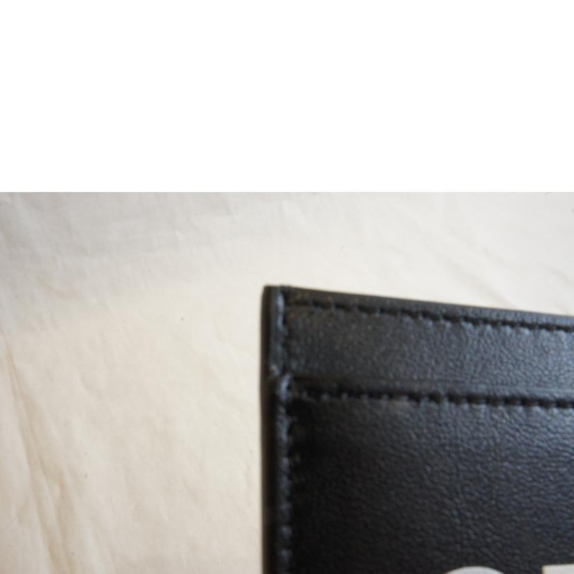 CELINE セリーヌ/ロゴレザーカードホルダー/パスケース//Aランク/92