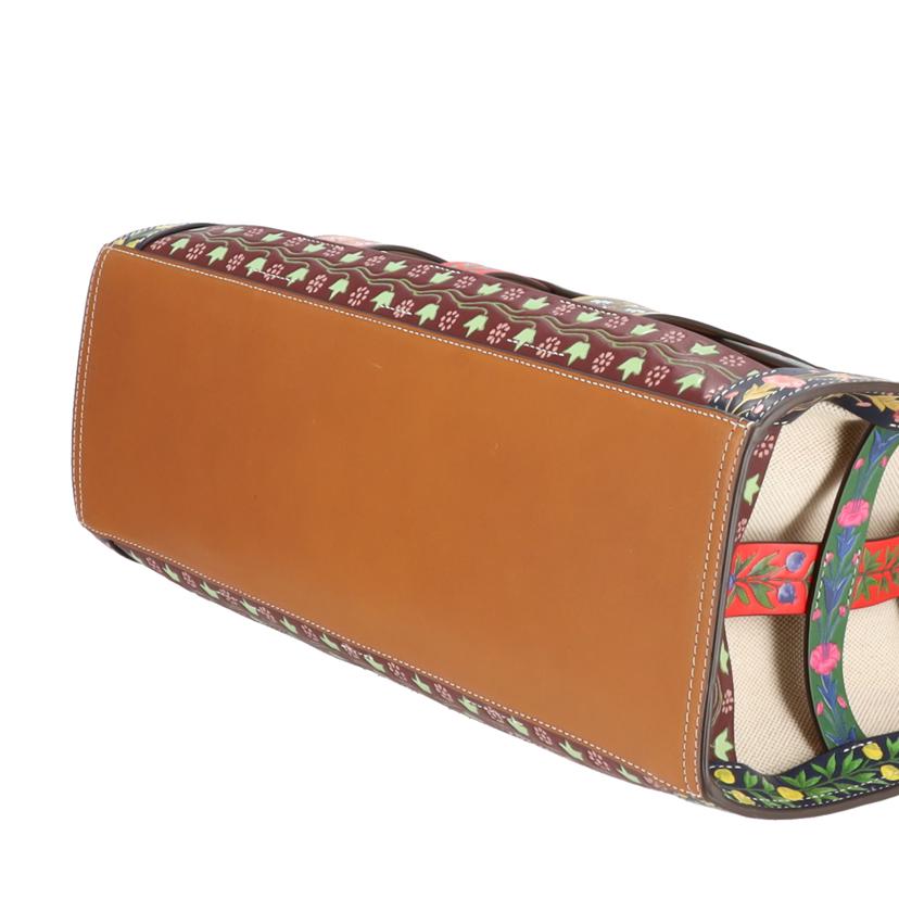 TORY BURCH トリーバーチ/エラウーブンケージトート//Aランク/78