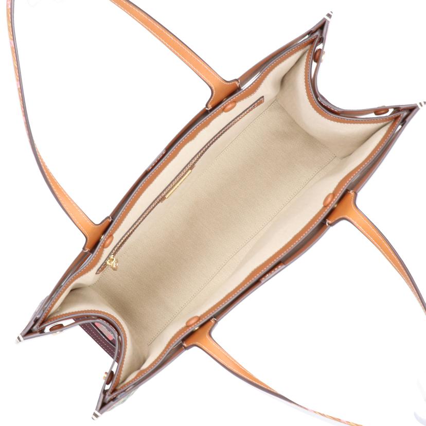 TORY BURCH トリーバーチ/エラウーブンケージトート//Aランク/78