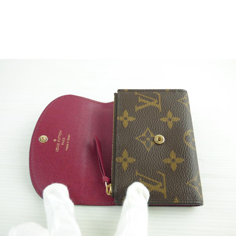 LOUIS VUITTON ルイ・ヴィトン/ポルトモネ・ロザリ/モノグラム/フューシャ/M41939//IC/Aランク/64