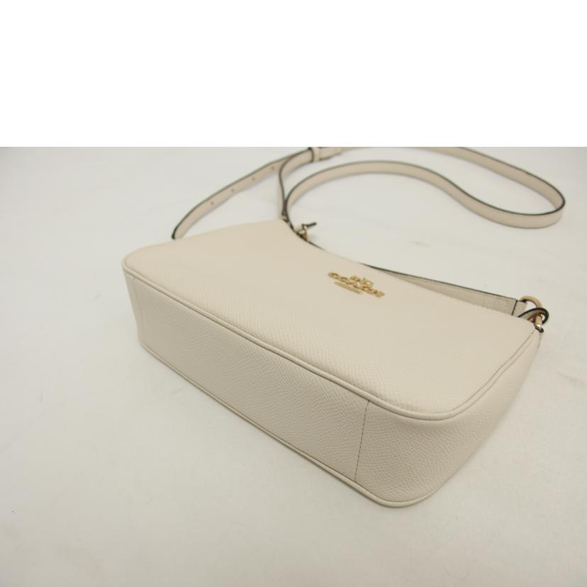 COACH コーチ/レザー/ロゴショルダーバッグ/アイボリー/34444//K14**/ABランク/04