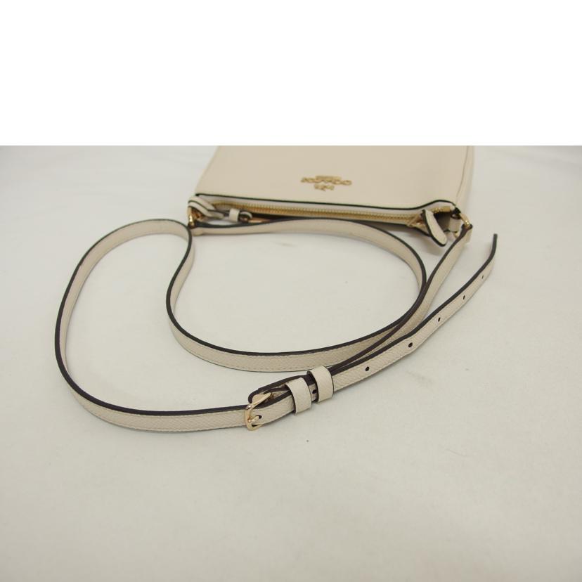 COACH コーチ/レザー/ロゴショルダーバッグ/アイボリー/34444//K14**/ABランク/04