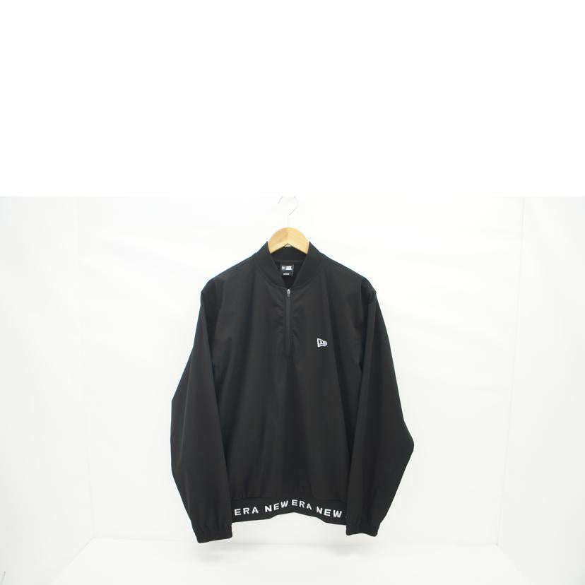 NEW ERA ニューエラ/ハーフジッププルオーバー ナイロン 黒//ABランク/42