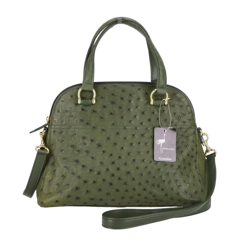 Genuine Ostrich Leather ジュニュイン オーストリッチ レザー/Genuine Ostrich Leather 2wayショルダーバッグ//ABランク/78