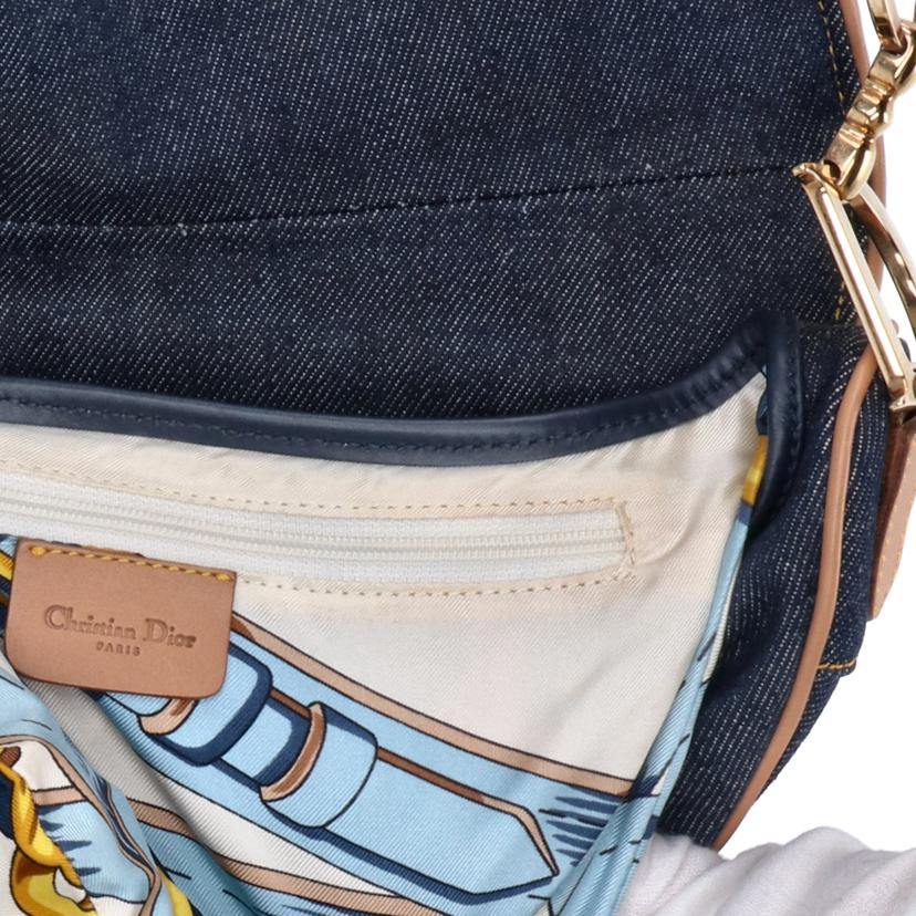 Dior ディオール/サドルバッグ/デニム/Gカード//RU0***/Aランク/75