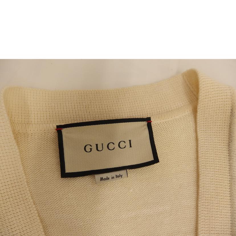 GUCCI グッチ/コットンカーディガン/アイボリー//Bランク/82