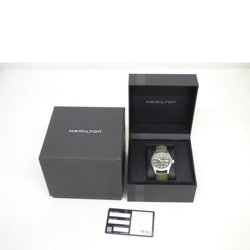 HAMILTON ハミルトン/カーキ フィールド メカニカル/手巻き/H69439363//5L1********/Bランク/64