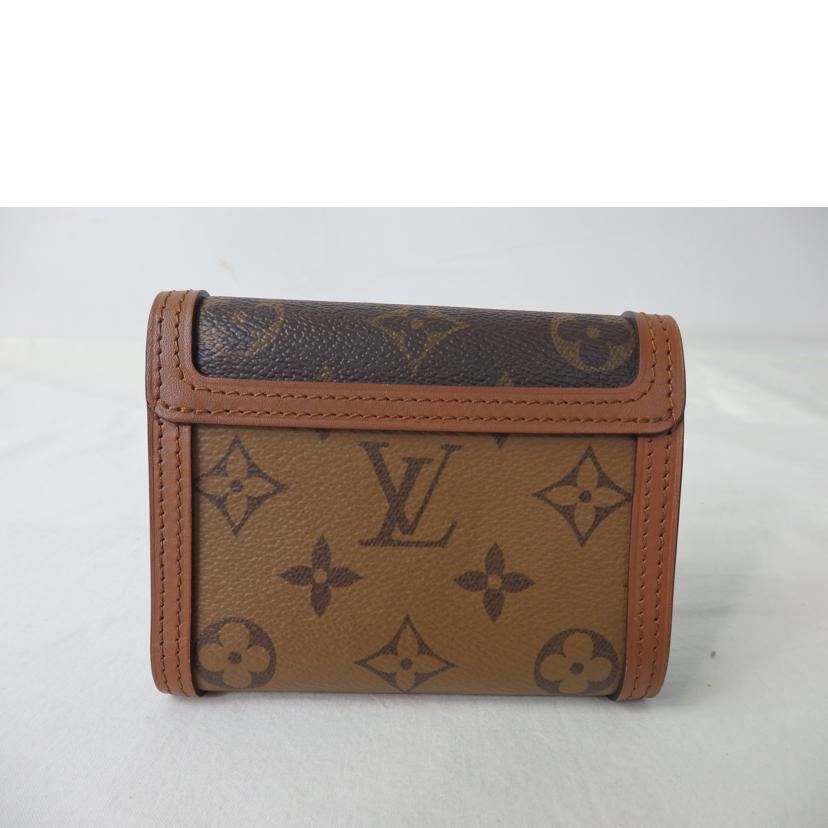LV ルイヴィトン/ポルトフォイユ・ドーフィーヌコンパクト/モノグラムリバース/M68725//CA0***/Aランク/84