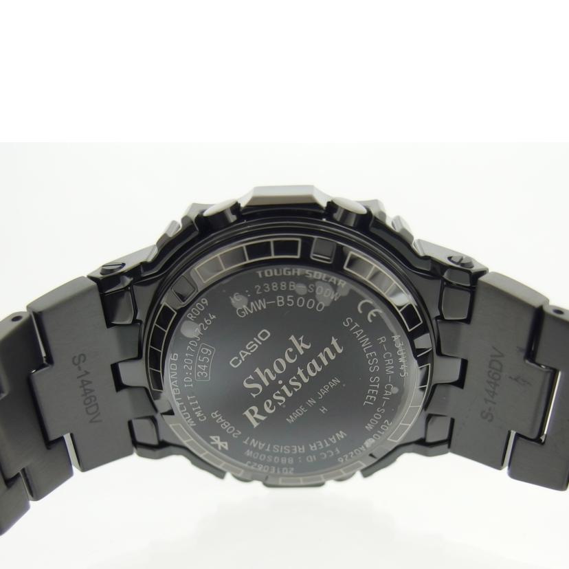 CASIO カシオ/G-SHOCKフルメタル/グリッドトンネル/電波ソーラー/GMW-B5000CS-1JF//201*******/Aランク/04