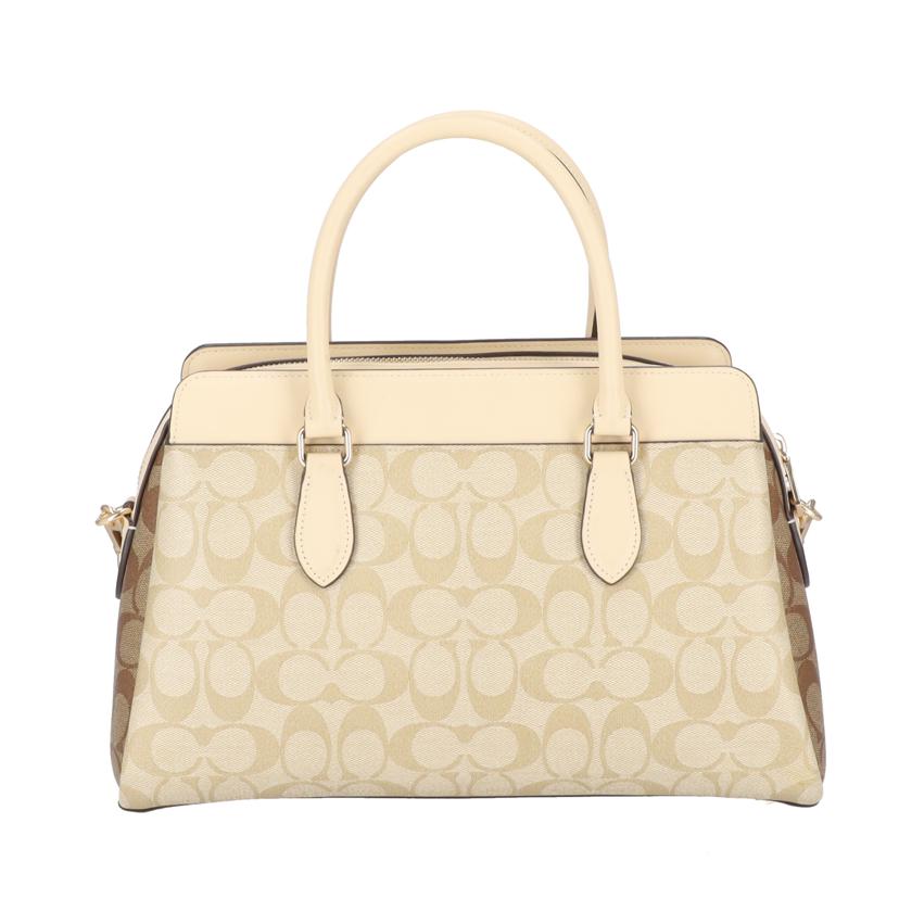 COACH コーチ/シグネチャー2Wayハンド/アイボリー/F2348//CH2**/Bランク/93