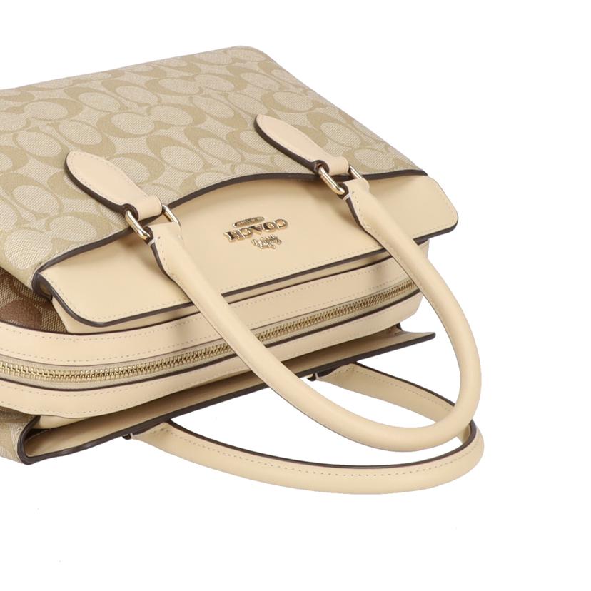 COACH コーチ/シグネチャー2Wayハンド/アイボリー/F2348//CH2**/Bランク/93