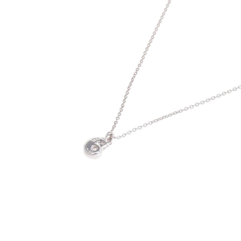 / K18WGダイヤネックレス0.14ct//Aランク/76