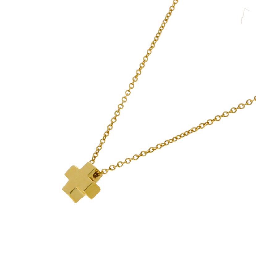 TIFFANY&Co. ティファニー/K18ローマンクロスネックレス//Aランク/18