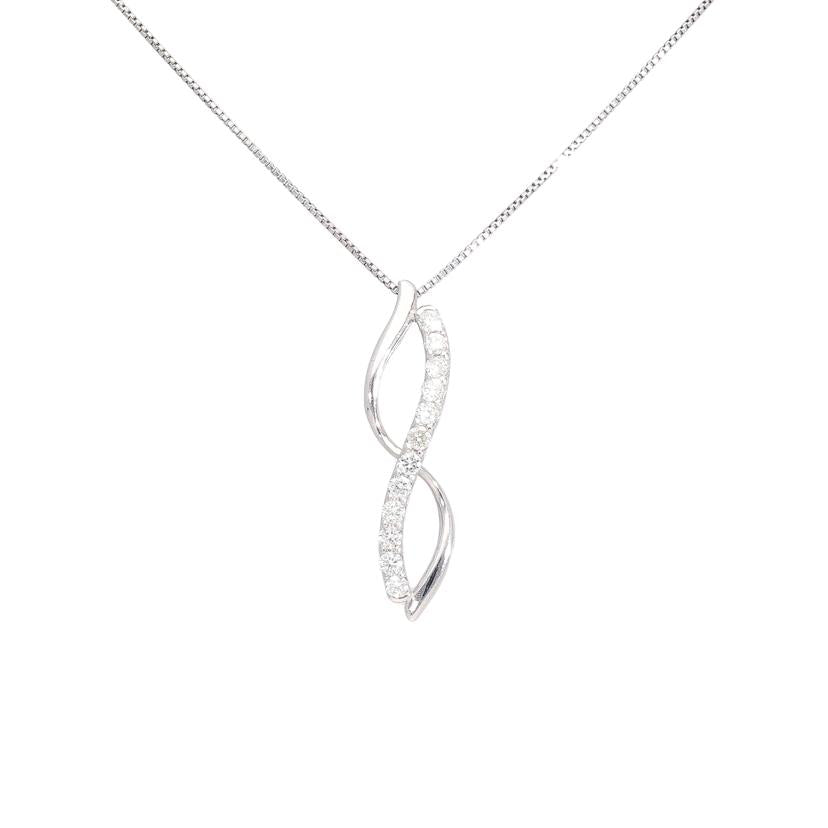 / PT900/850ダイヤネックレス0.27ct//ABランク/81