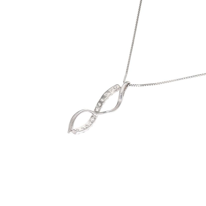 / PT900/850ダイヤネックレス0.27ct//ABランク/81