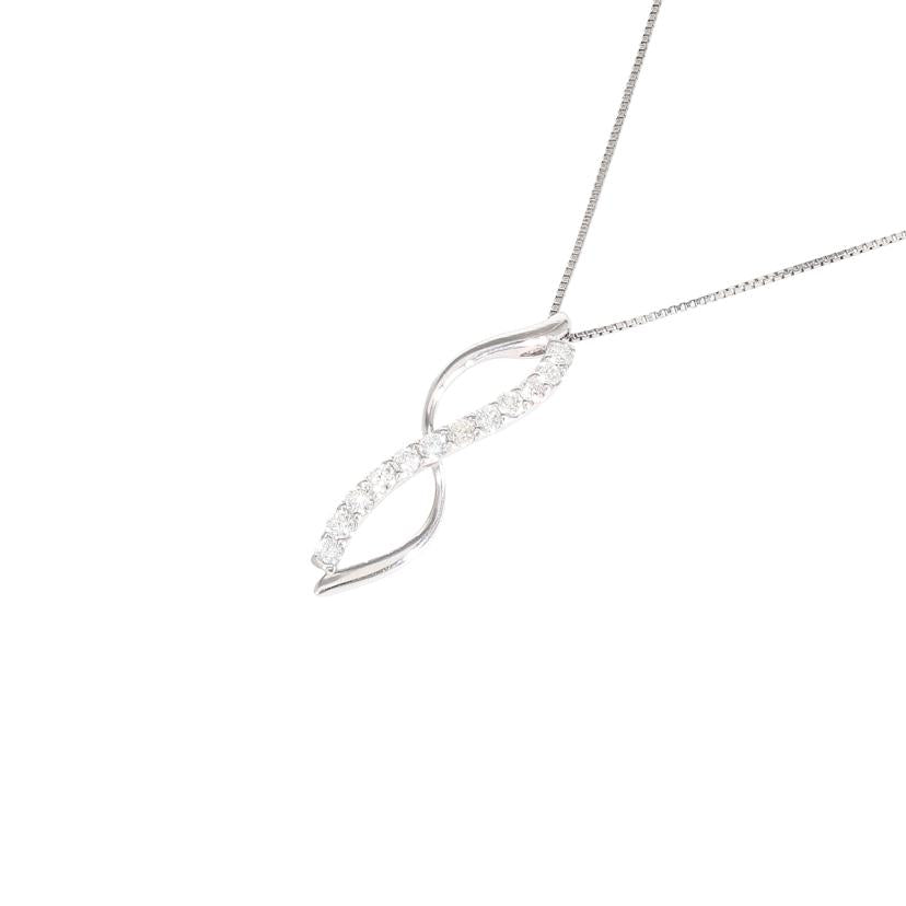 / PT900/850ダイヤネックレス0.27ct//ABランク/81