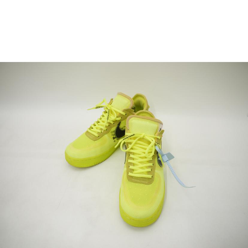 NIKE×OFF WHITE ナイキ×オフホワイト/エアフォース1OFF WHITE Volt"/AO4606-700//Aランク/69