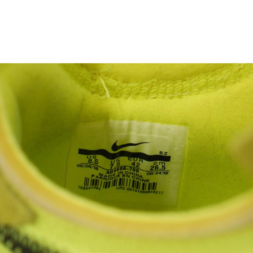 NIKE×OFF WHITE ナイキ×オフホワイト/エアフォース1OFF WHITE Volt"/AO4606-700//Aランク/69