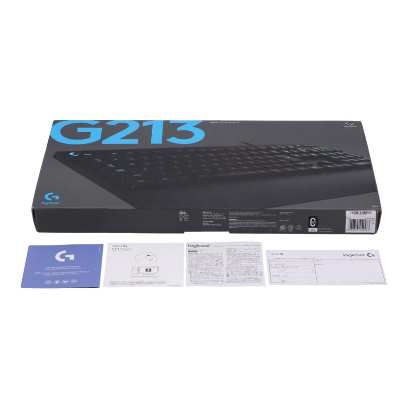 Logicool ロジクール /ゲーミングキーボード/G213/G213r 9200-009875//2127SCS01P39/Bランク/81