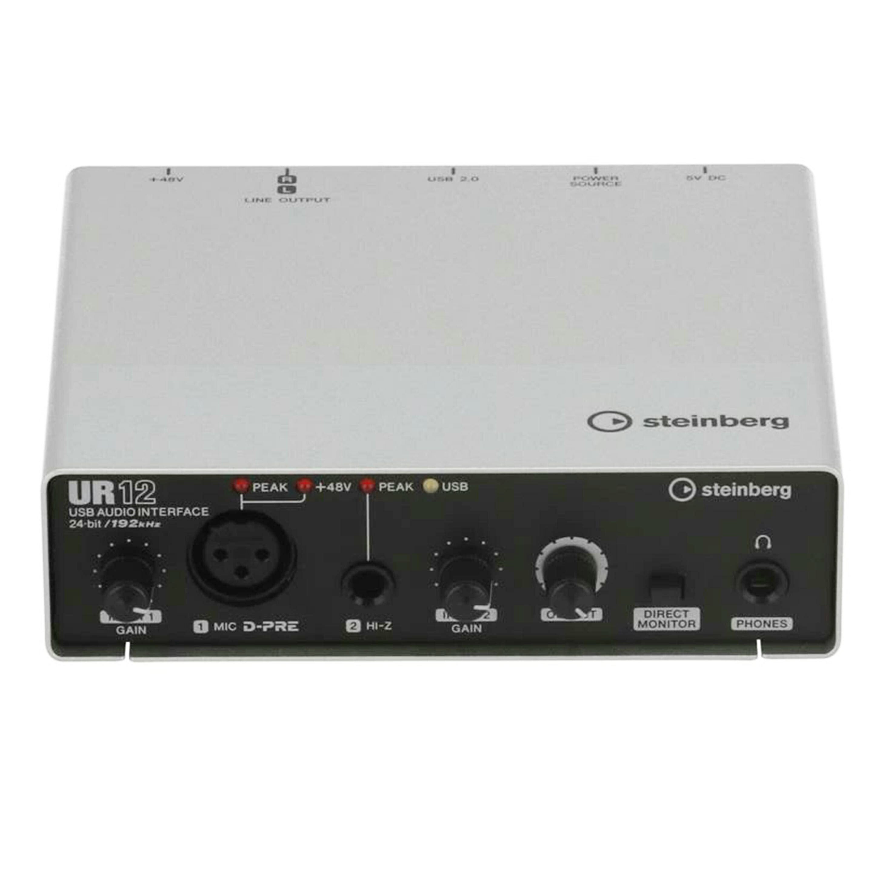 Steinberg スタインバーグ /USBオーディオインターフェイス/UR12//21YECO02255/ABランク/77