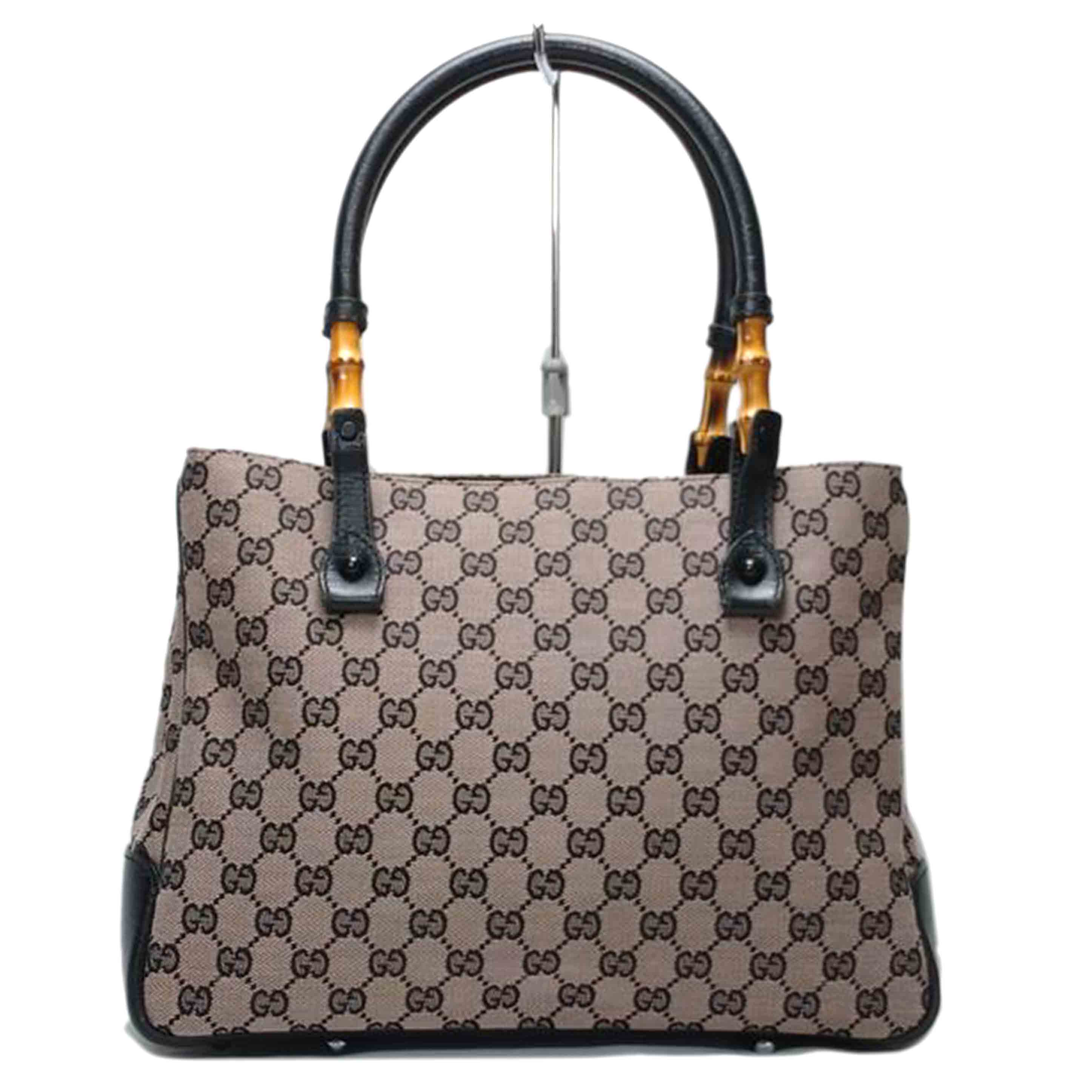 GUCCI グッチ/バンブーGGキャンバストートバッグ/112526//Bランク/52