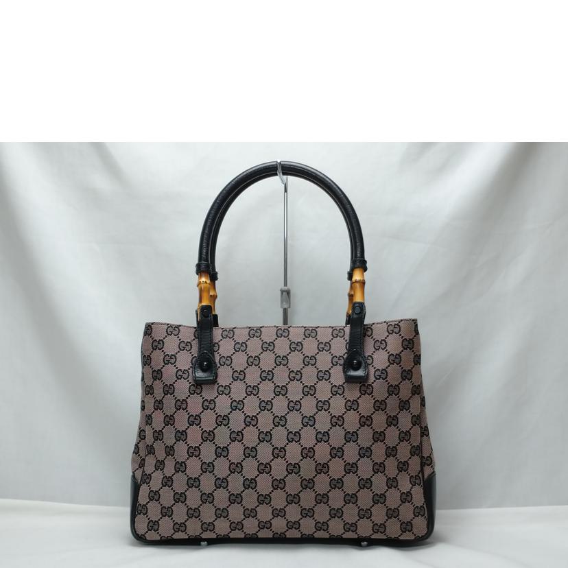 GUCCI グッチ/バンブーGGキャンバストートバッグ/112526//Bランク/52