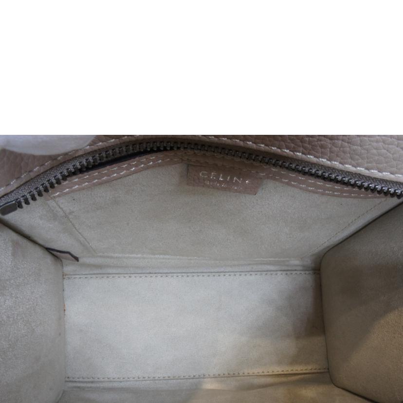 CELINE セリーヌ/ラゲージナノショッパーベージュ2WAY//Aランク/92