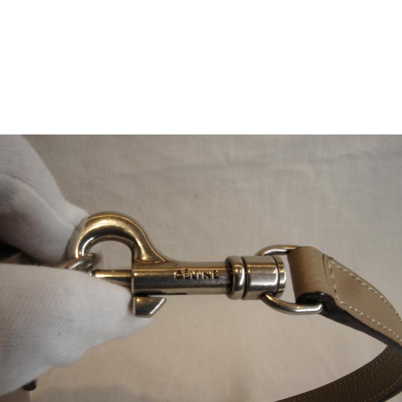 CELINE セリーヌ/ラゲージナノショッパーベージュ2WAY//Aランク/92