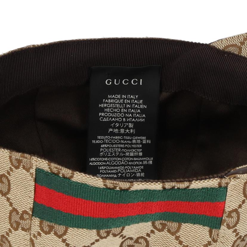 GUCCI グッチ/シェリーライン GGキャンバス キャップ/200035・601491//ABランク/05