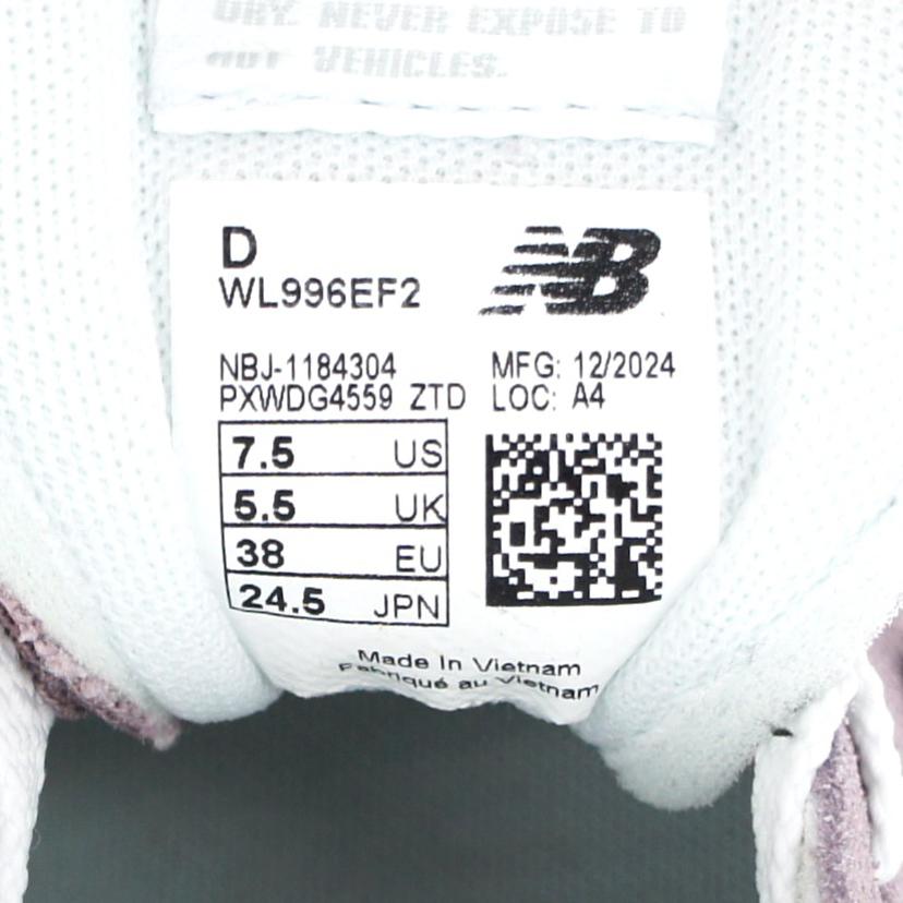New balance ニューバランス/スニーカー/WL996EF2//Aランク/75