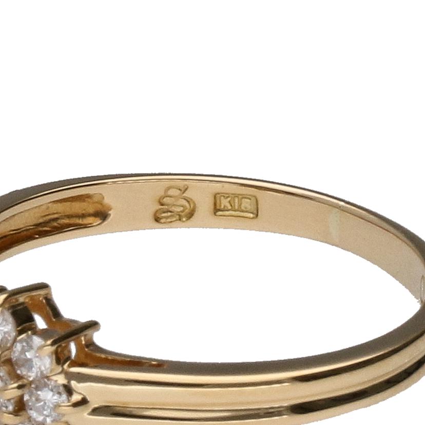 / K18ダイヤリング0.20ct//Aランク/76
