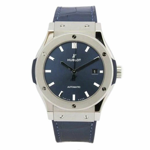 HUBLOT ウブロ/クラシックフュージョン/チタニウムブルー/メンズ自動巻き/542.NX.7170.LR//157****/Aランク/88