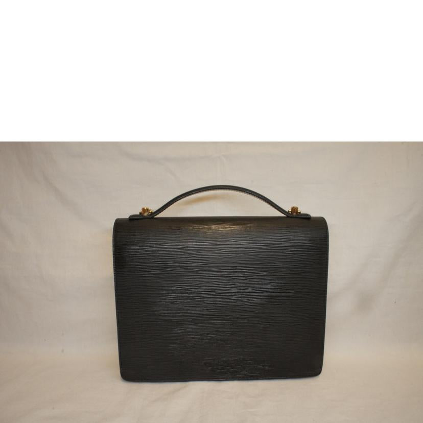 LV ルイヴィトン/モンソー/エピ/ノワール/M52122//SR0***/Aランク/92